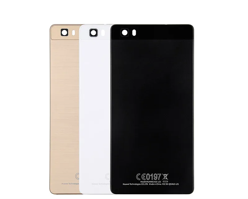 Для Huawei P8 lite стеклянная крышка батарейного отсека задняя дверь корпус +