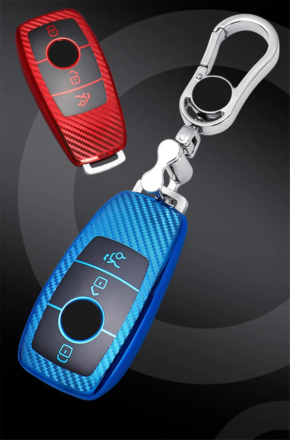 Cover chiave telecomando per Mercedes Benz 2017 classe E W213 2018 classe S - H154809bb88834f5895a7c4bcf7786c559