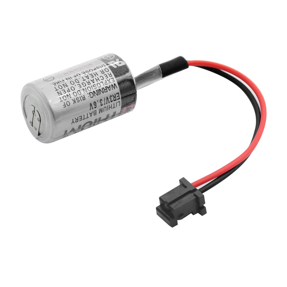 YCDC ER3V 3,6 V 1000mAh PLC батарея для системы ЧПУ литий-ионные резервные Аккумуляторы для TOSHIBA с вилкой