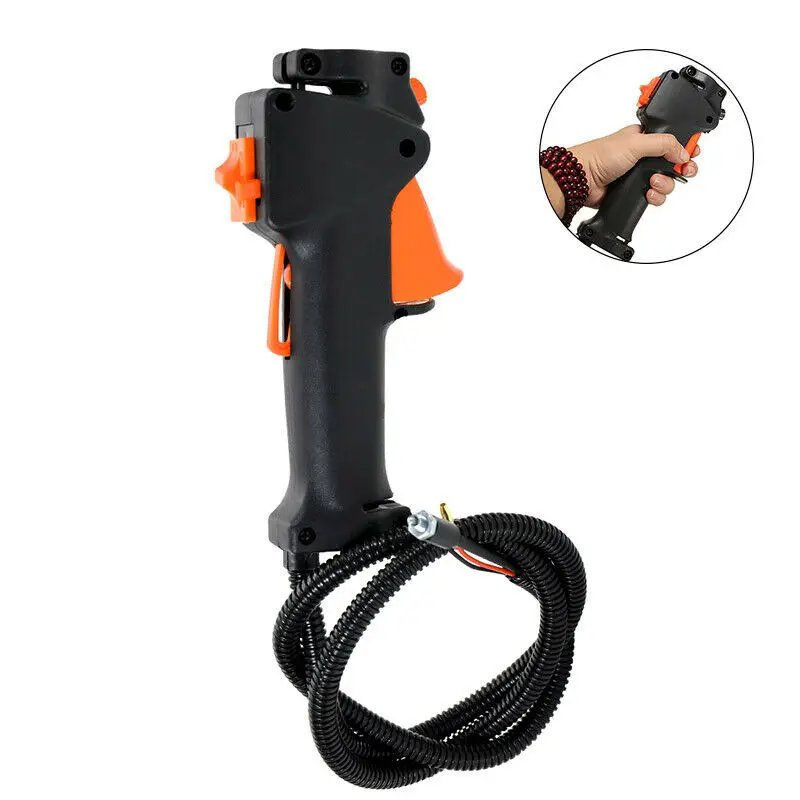 

Newest Strimmer Trimmer Brushcutter Brush Cutter Handle Switch Throttle Trigger Cable 26mm Tube