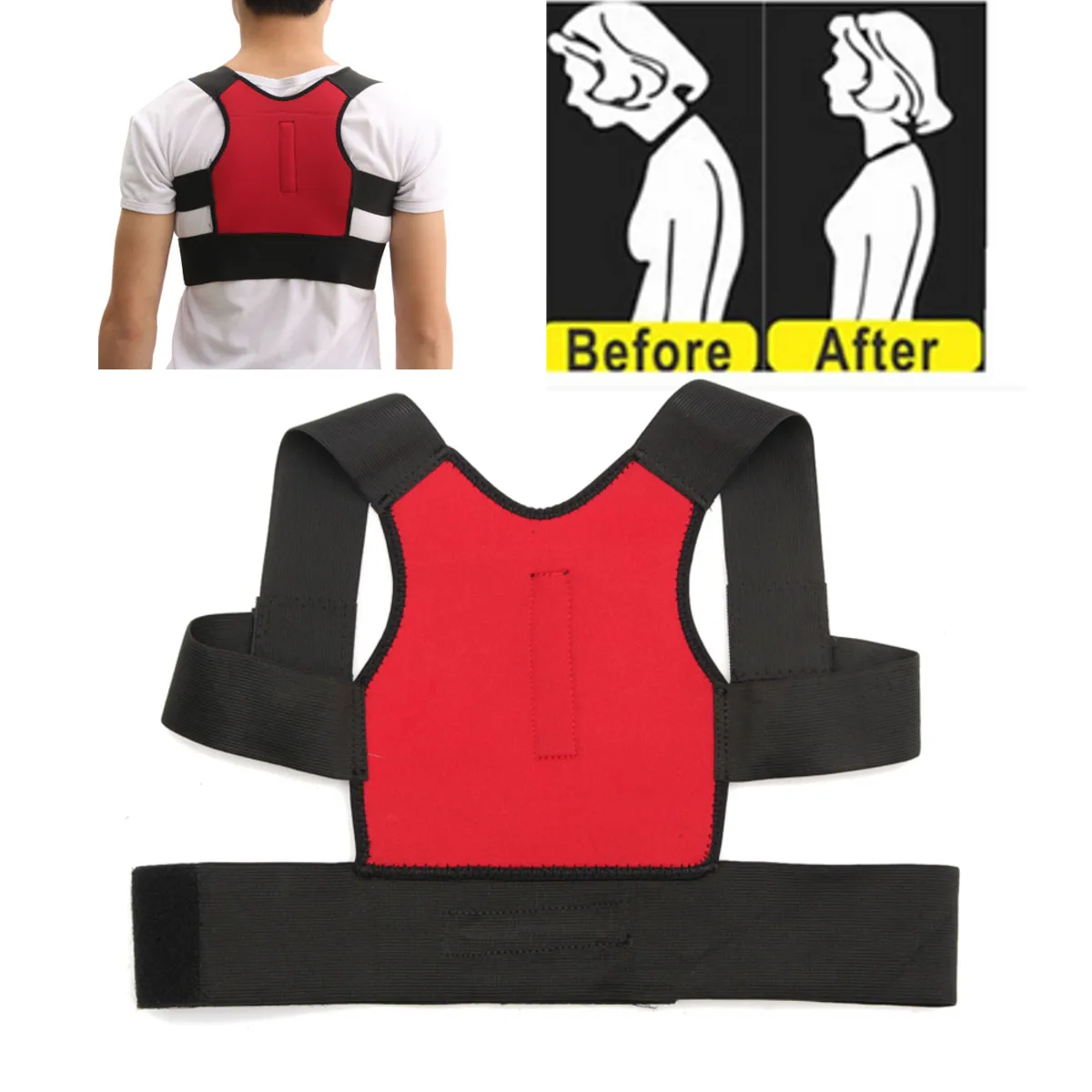 

Adjustable Posture Corrector Brace Belt Therapy Men Women Shapers Back Shoulder Lumbar Brace BodyWellness Back Straight Correct