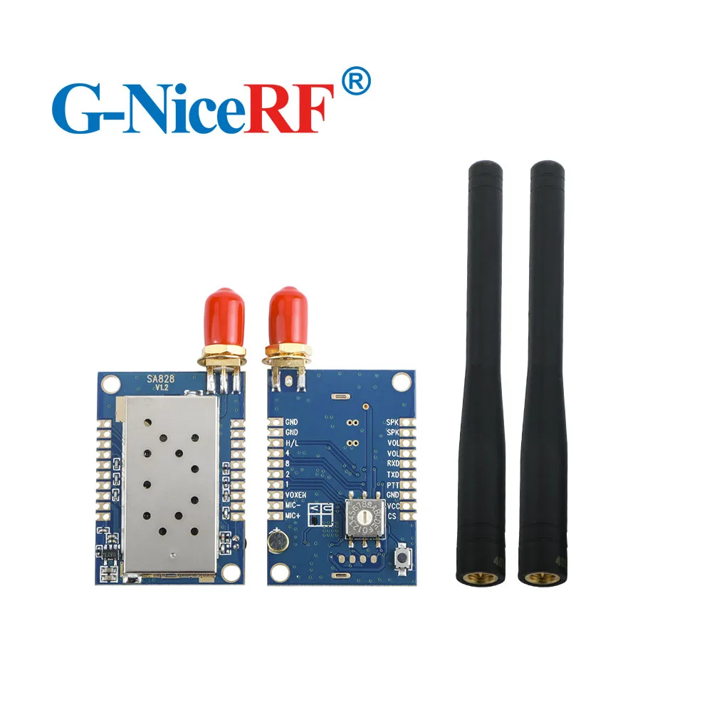 2 шт./лот NiceRF All in One SA828 U band 400 480 МГц модуль рации|walkie talkie|talkie walkietalkie talkie |
