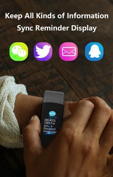 

Multi-Function Smart Watch Bluetooth 5.0 Heart Rate Blood Pressure Meter Time Caller Information Reminder Health Keep