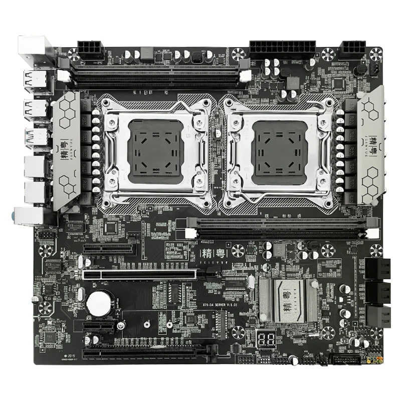 X79 двойной Процессор материнская плата LGA 2011 для i7 Ксеон E5 V1 &amp V2 процессор DDR3 128G