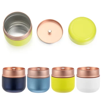 

1 PC Mini Tea Can Containers Storage Box Metal Tea Packaging Sealed Cans Smell Proof Container Kitchen Gadget