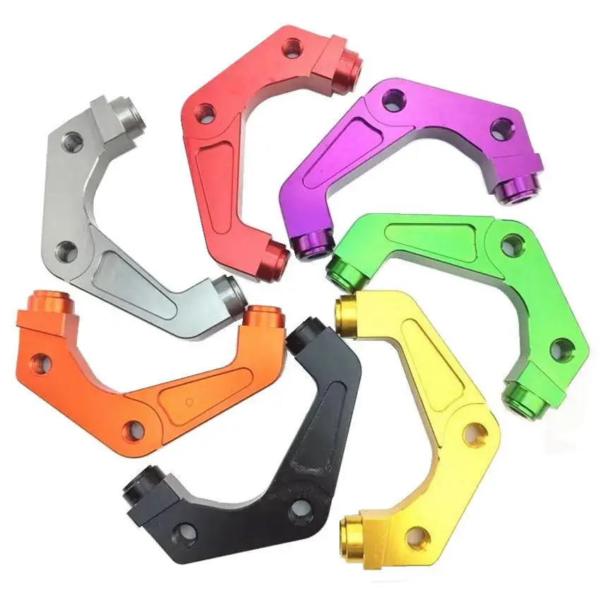 Motorcycle brake caliper adapter code 200/220mm core front fork caliper fixed code electric conversion parts brake pump bracket