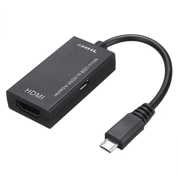 

1080P HD HDMI Audio Video Cable Adapter Converter Connectors Micro USB To HDMI Converter Adapter Cable For Mobile Phone