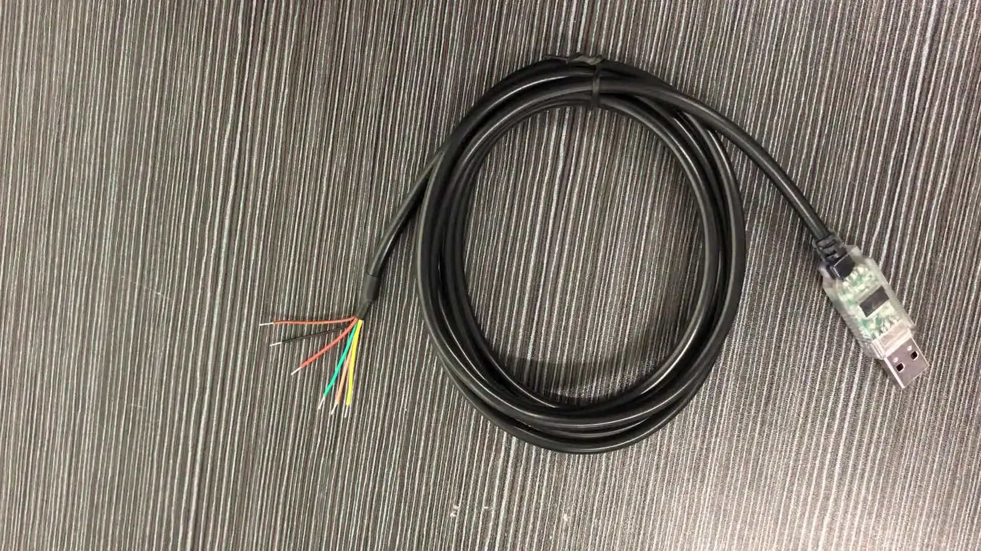 Conversor de Chip Conversor de Interface Preta de 1.8m com Terminação Usb de Chip Cabo Duplo Ftdi - Image 2