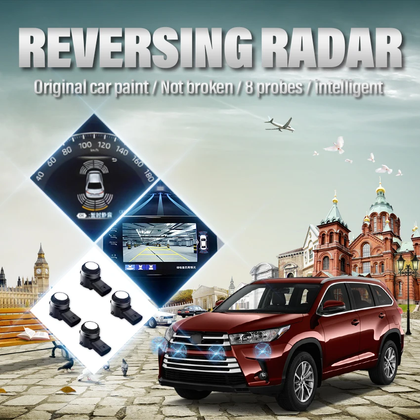 Car Parking Assist Front And Rear Reversing Radar Car Following Assist