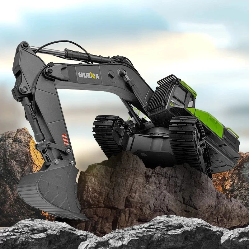 64CM Large RC Excavator 1:14 RC Alloy Excavator Remote Control Engineering Vehicle Remote Control Truck With Light Sound Vehical 6