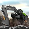 64CM Large RC Excavator 1:14 RC Alloy Excavator Remote Control Engineering Vehicle Remote Control Truck With Light Sound Vehical 6