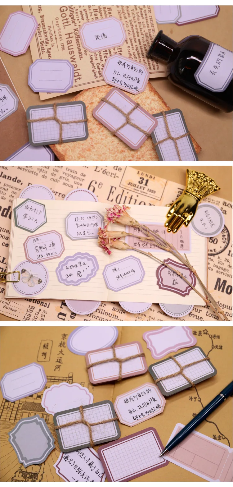 Zhimo Shenghuo-Writing Sticker Package Creative Hand Account Functional Diary DIY Decorative Stickers 50 8
