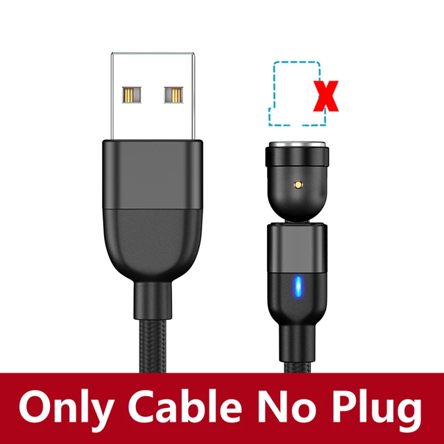 AUFU 2m 3m Magnetic Cable USB Type C For Huawei P20 P30 pro Usb C Cable Micro 3A Fast Charging Magnet Charger Data Transfer 1m Black Only Cable