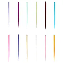 Peluca de cabello sintético para mujer, pelo largo y liso, varios colores, extensión, fiesta