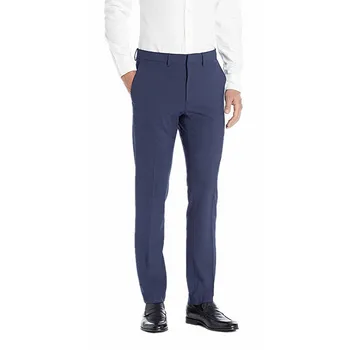 

Formal Mens Flat Front Business Dress Suits Pants Work Wear Solid Color Trousers For Party Dinner Slim Fit