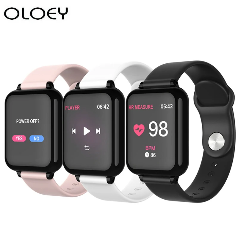 

Sport Fitness Smart Bracelet Smart Band Watch Heart Rate Blood Pressure Blood Oxygen Step Waterproof Color Screen Message Push