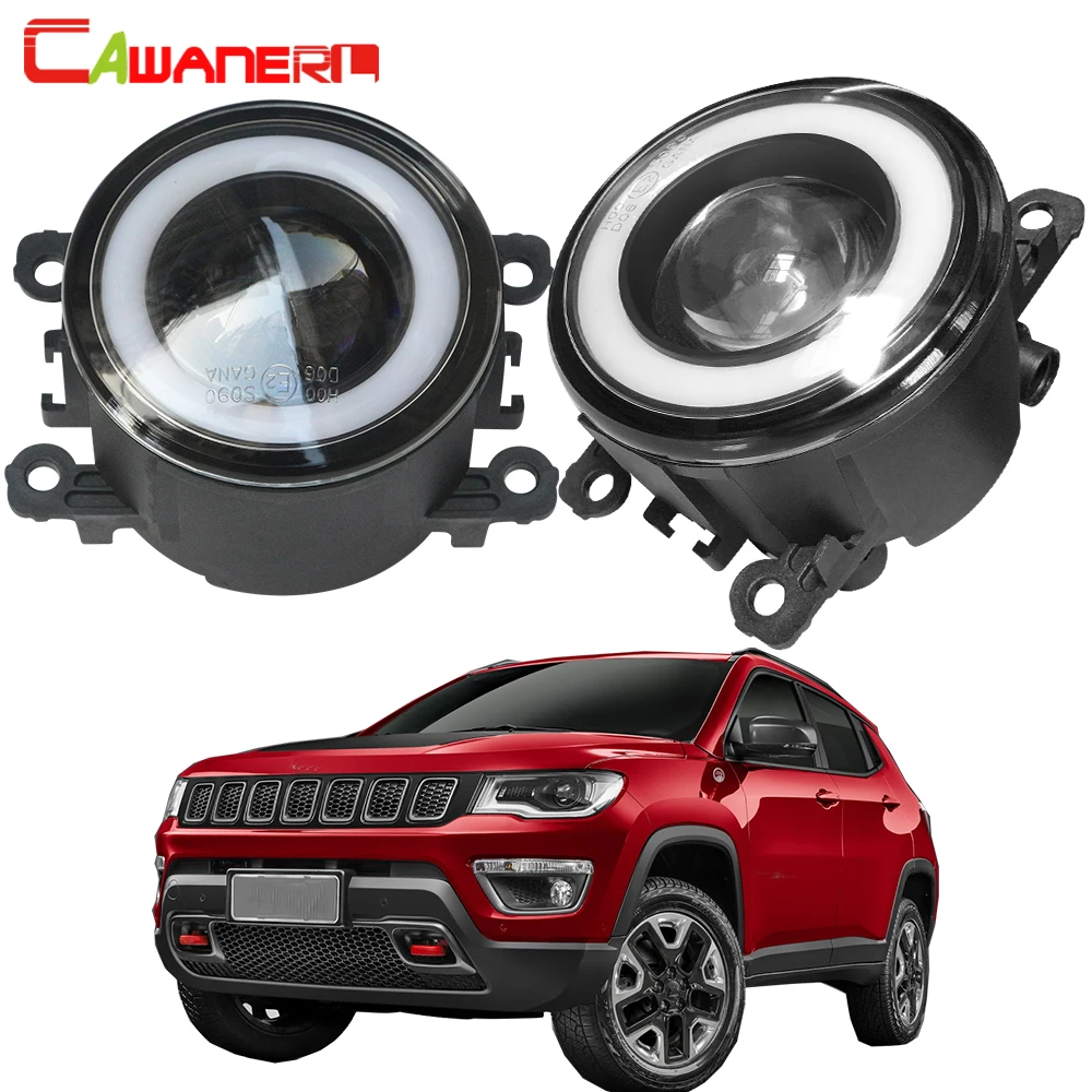 Cawanerl для Jeep Compass MP 2017 2018 автомобиля 30 Вт Светодиодный туман светильник 3000LM УДАРА