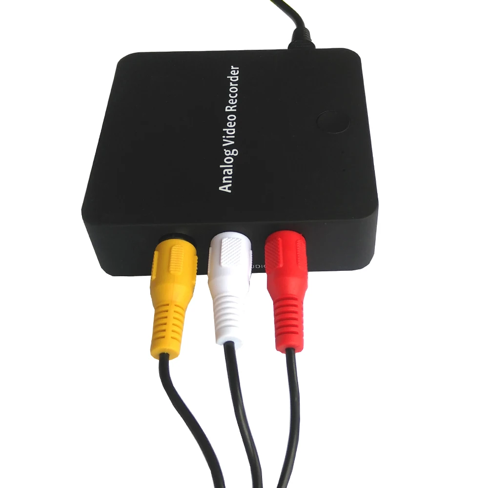 

Analog Video Recorder, record and digitalize video from VHS,VCR's,DVD Players,DVR's, Camcorders to SD Card directly, no pc need