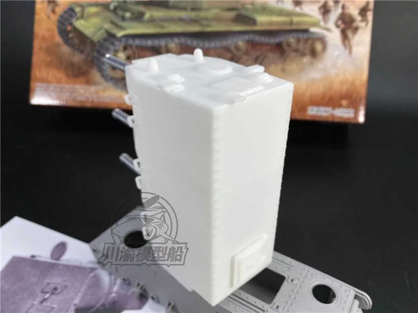 1/35 масштаб металлический баррель револьверный супер обновленный набор для русского KV-2 танка Трубач 00312 модель TMW00077