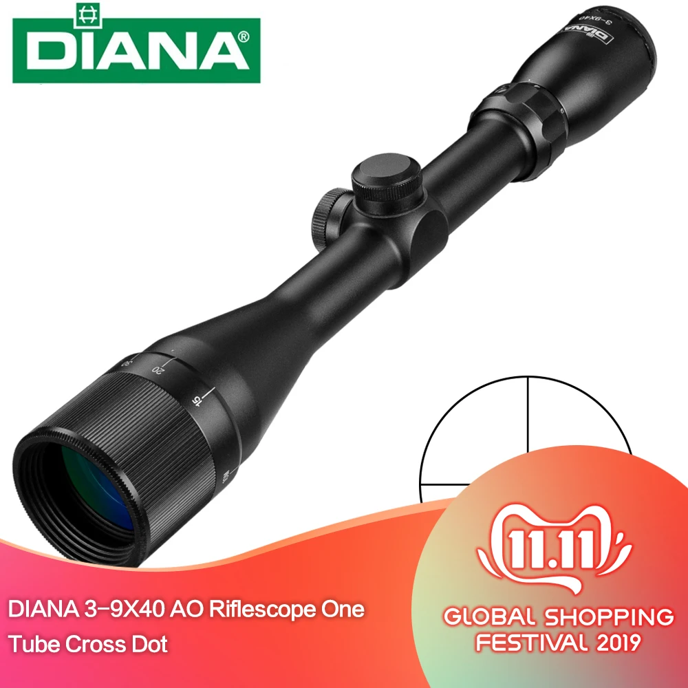 Тактический 3-9X40 AO Riflescope One Tube охотничий прицел оптический прицел Охотничья винтовка