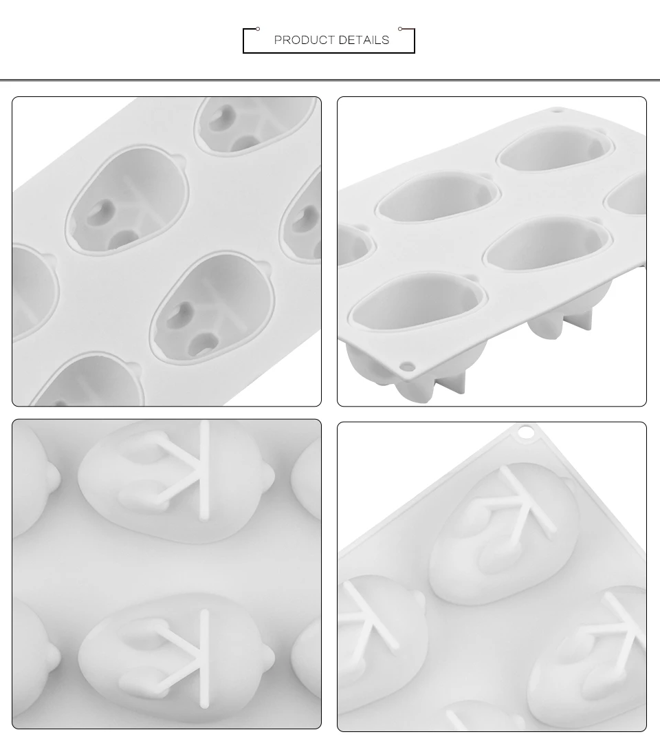 SJ Куб DIY мусс силиконовая форма для выпечки в форме цветка шоколада 6 из кроличьей шерсти с рисунком торт силиконовые формы льда Пудинг со сливками Желе 3d декорирование выпечки инструменты