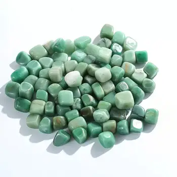 

Natural crystal bulk green aventurine tumbled stones aventurine cube 20pc
