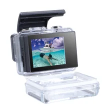 Applicable to GoPro 4 3+ 3 LCD BacPac LCD Monitor Professional LCD Display + Waterproof Case Rear Door Cover Accessories