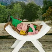 

2Pcs/Set Cartoon Cute Autumn Kids Hip Hop Handmade Knitted Hat Photography Costume