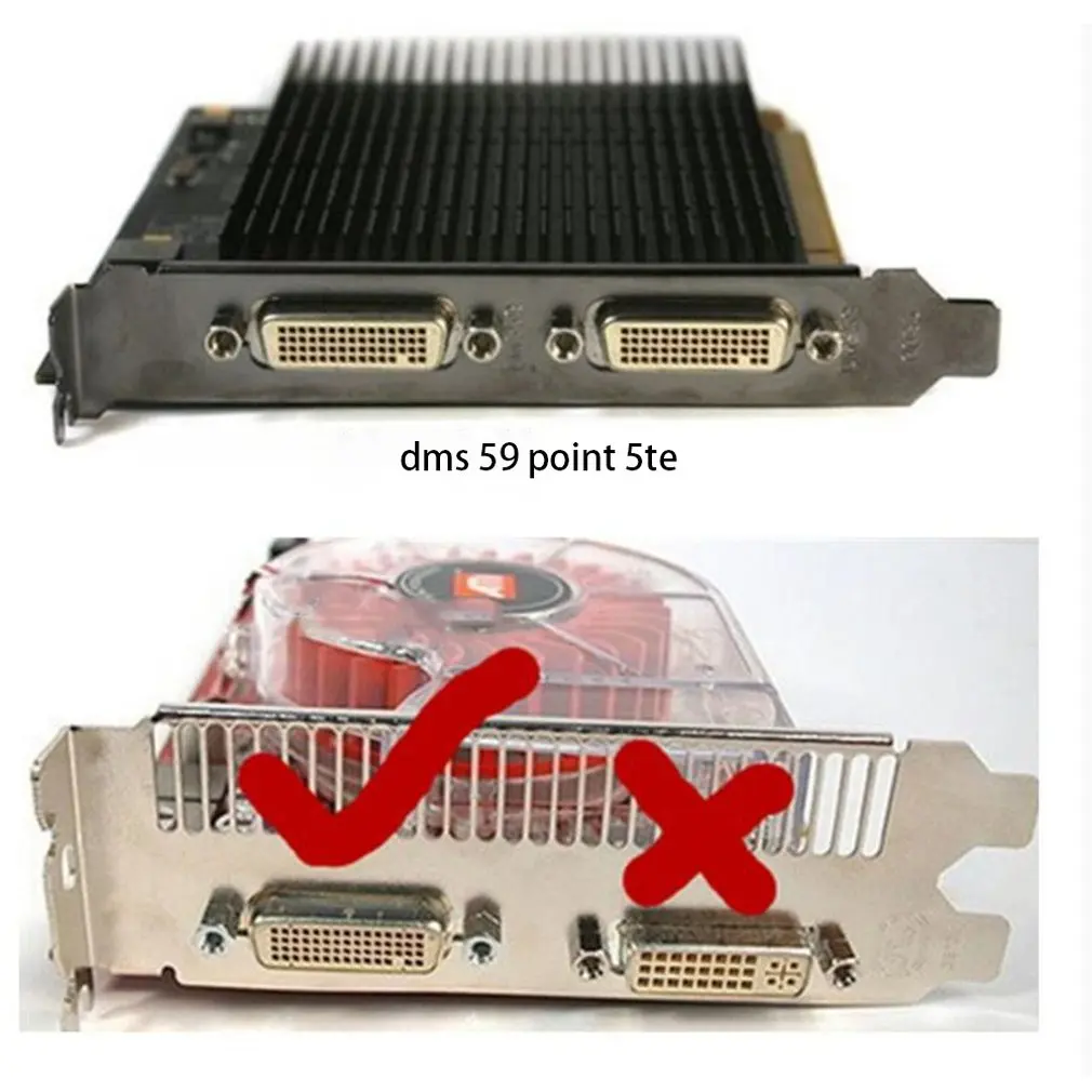 Профессиональный DMS-59Pin Мужской 2 HDMI Женский por tHDMI HDTV женский сплиттер usb кабель удлинитель адаптер для ПК видеокарты