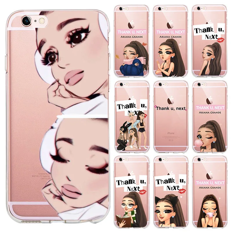 Ariana Grande Ag thank u, следующие чехлы для телефонов из ТПУ I для iPhone 4 11 6 7 8 plus x XR fundas Capa