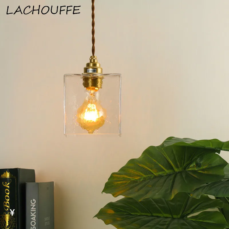 

Nordic Copper Led Hanglamp Single Glass Pendant Lights Creative Hanging Lamp for Coffee Bar Vintage Loft Decor Lamp Fixtures
