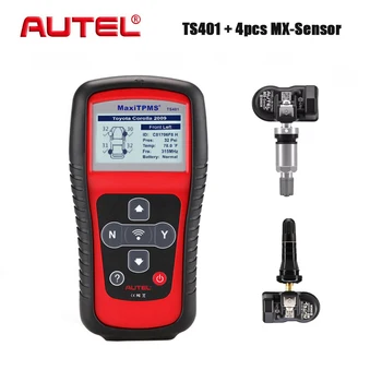 

Autel TS401 4Pcs MX-Sensor TPMS Diagnostic Tool 315mhz 433mhz Sensor Tyre Pressure Tester Activate Relearn Sensor Tool