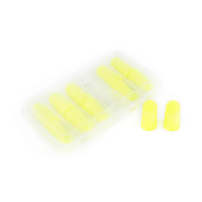 

6 pairs Earplugs Sleep Anti-Noise Earplugs Sponge Mute Anti-Snoring Snore Soundproofing Sleep Earplugs with Storage Box