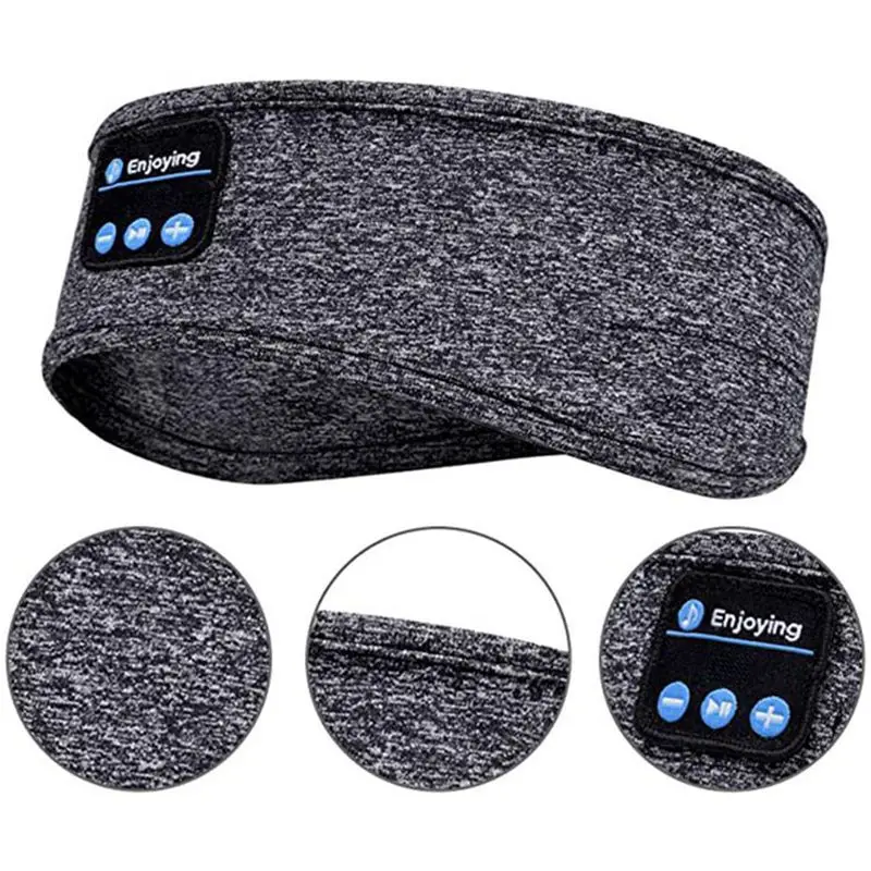 best earphones Bluetooth Sleeping Headphones Sports Headband Thin Soft Elastic Comfortable Wireless Music Earphones Eye Mask for Side Sleeper wired earbuds