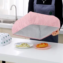 Складные крышки для еды, сохраняющие тепло, алюминиевая фольга, крышка для посуды, изоляционная Крышка для еды, аксессуары для кухонного стола, инструменты