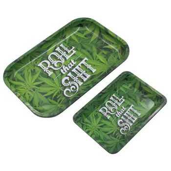 

Weed accessories Tinplate Metal Tobacco Rolling Tray Storage Plate Discs For Smoke Bob Marley Herb Grinder Cigarette Container