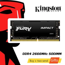 Kingston Hyperx Impact DDR4 Rams Sodimm 2666Mhz 8Gb 16Gb 32Gb CL15 Laptop Geheugen 1.2V Dram ram Intel Gaming Notebook Geheugen