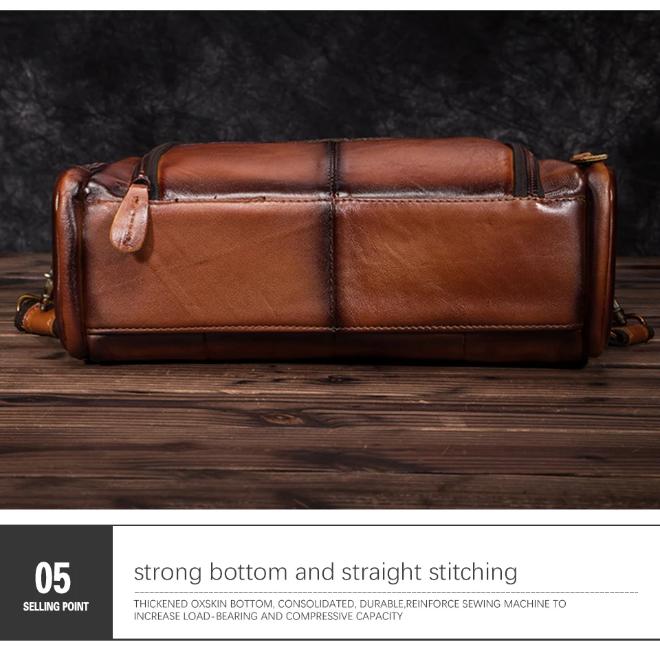 Messenger Plus Organizer Leather Bag