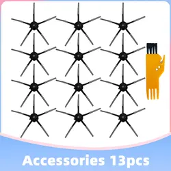 Side Brush Replacement Black / White , 3 Arm / 5 Arm  for Xiaomi Vacuum 1 2 1S Mijia Roborock Robot Cleaner S4 S5 S6 Max S50 S60