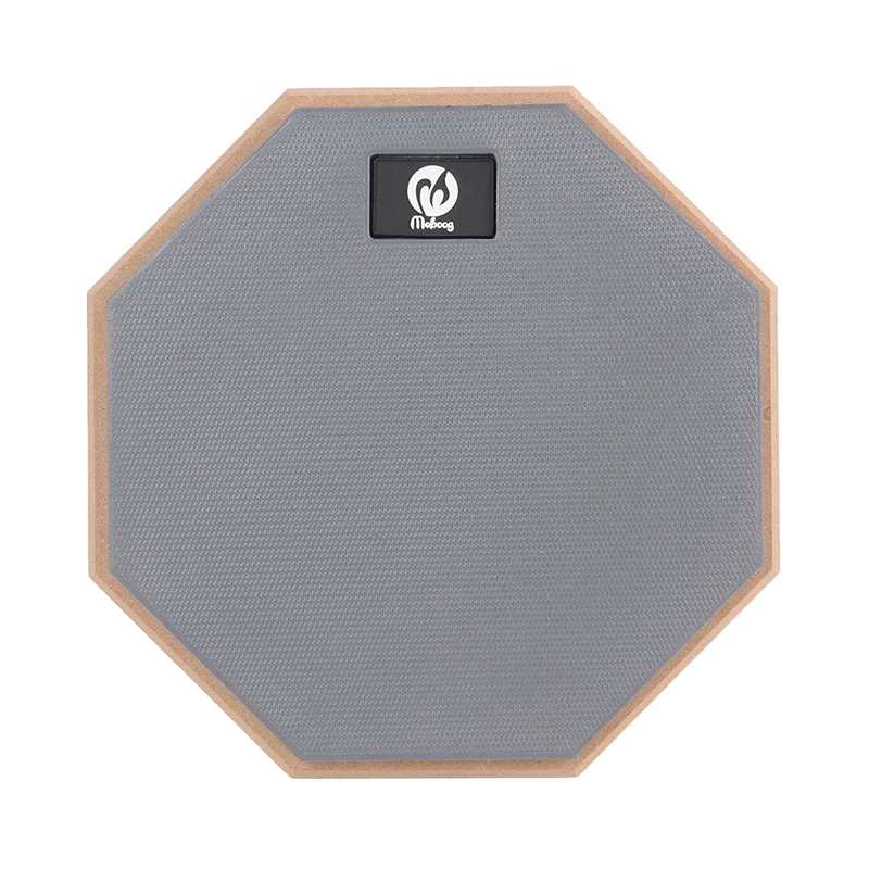 Portable 8 Inch Rubber Wooden Dumb Drum Practice Training Drum Pad Music Instruments with Sticks