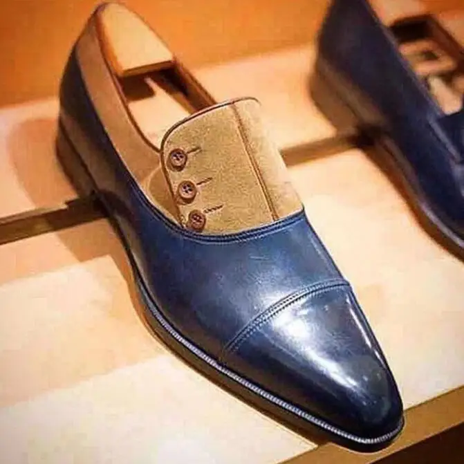 Zapatos de piel sintética para hombre, calzado informal de tacón bajo, zapatos de vestir, botines de primavera, clásicos, informales, PS514