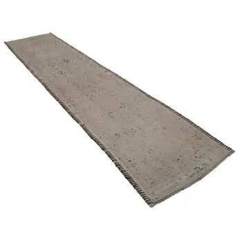 

85x378 Cm Beige Handmade Boho Runner Rugs-3x12 Ft