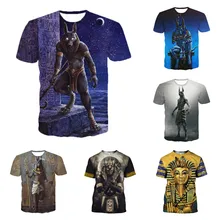 Camiseta de calle Harajuku para hombre, Camisetas estampadas en 3d de poliéster gótico corto, XXS 6XL militar, 2021