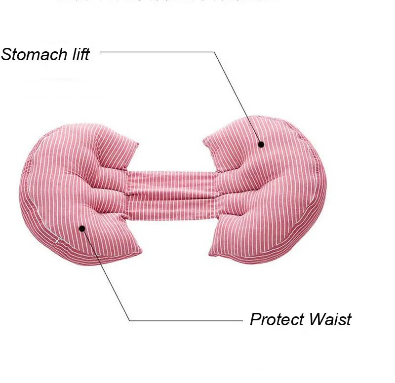 U-образная Подушка для беременных женщин, поддержка живота, боковые шпалы, Подушка для беременных, аксессуары для беременных