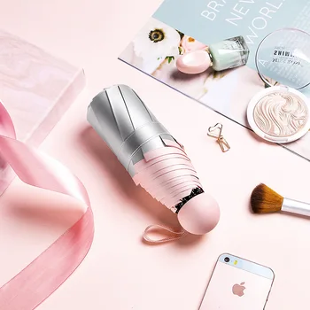 

Umbrella Fashion Folding Rain Women Gift Men Mini Pocket Parasol Girls Anti-UV Waterproof Portable Travel sombrilla Umbrellas