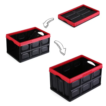 

Hot Foldable Storage Bin Laundry Basket Closet Toy Storage Box Crate Collapsible Containing Box Stackable Plastic Box
