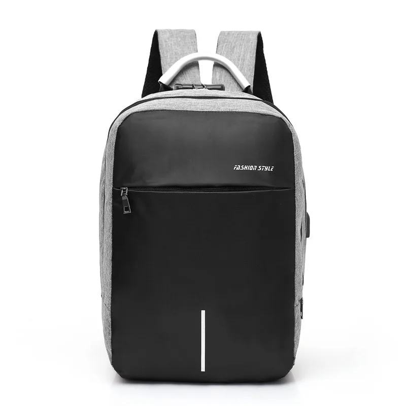 

Backpack Men's New Style USB-Style Business Backpack Simple Outdoor Travel Bag