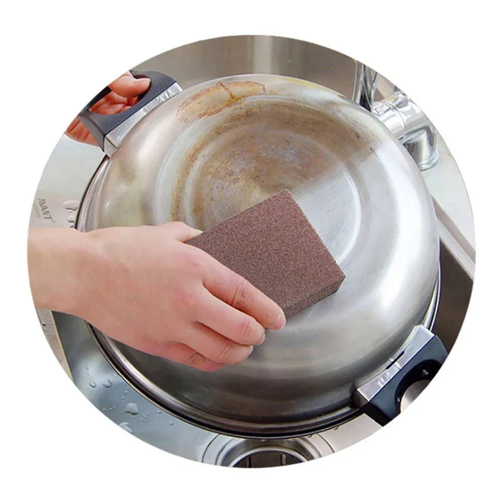 5Pcs Cleaning Rust Remover Abrasive Thicken Emery Sponge Magic Multi-functional