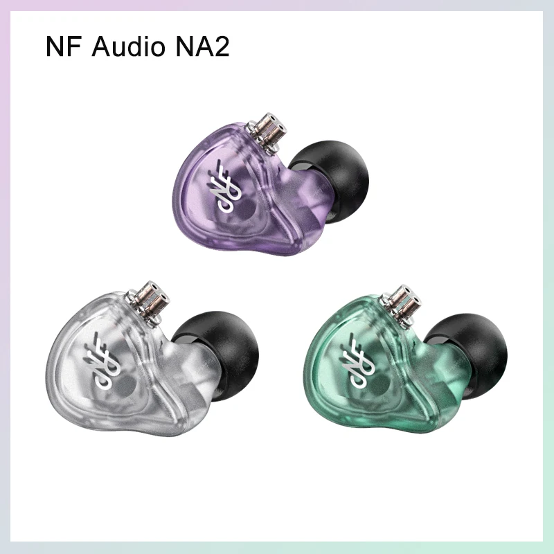 

NF Audio NA2 Balanced Detachable Earphones Dynamic Noise Reduction in Ear Headphones With MMCX Cable 0.78mm 2 pins For Phones