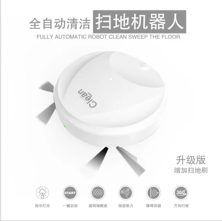 

Intelligent Sweeping Robot Vacuum Cleaner Usb Charging Big Power Rechargeable Vacuum Cleaner For Home Good Assistant Clean Dust